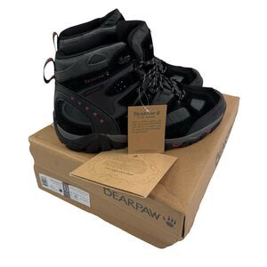 Bearpaw Mens Dominic Boots Suede Waterproof Sheepskin Insole Black Size 9 Bearpaw Unisex Black Suede/Sheepskin Boots-Size 9/10 | eBay main image 3